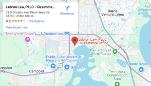 Lebron Law, PLLC - Kissimmee Office at 15 S Orlando Ave, Kissimmee, FL 34741, United States
